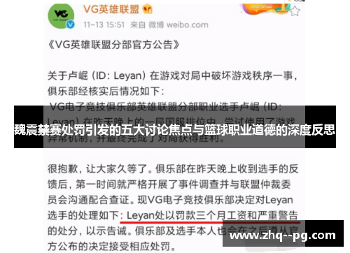 魏震禁赛处罚引发的五大讨论焦点与篮球职业道德的深度反思